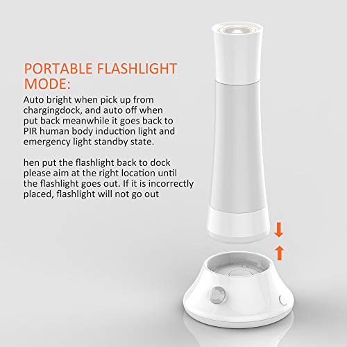 BIAL Night Light, [ Color Changing & White Light ] Motion Activated Table Lamp, Rechargeable Bedside Light Bedroom Living Room Lamp for Baby Kids Girls - Thumbnail 4