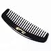 Hair Comb - Breezelike Wide Tooth Comb for Detangling - No Static Natural Black Buffalo Horn Comb for Women, Men & Kids