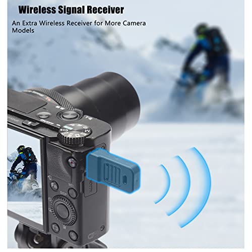 Produktbild von Canon G7x Mark Iii Zubehör Wireless Bluetooth Shooting Grip And Tripod For Still And Video, Compatible With Vlogging Sony ZV-1/A7C/ A7R IV/RX100 VII/A7 III/A7R III/IV/A9 Canon Camera, Zoom Control Quick Release Canon