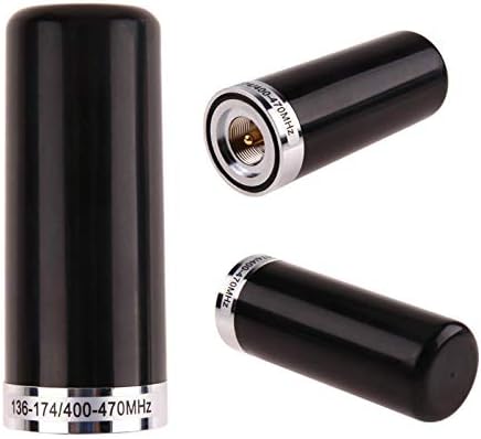 AKDSteel 9cm Short Dual Band UH-F/VH-F Antenna Aerial HH-N2RS PL-259 For Car Mobile Radio Walkie Talkie Electronic Items