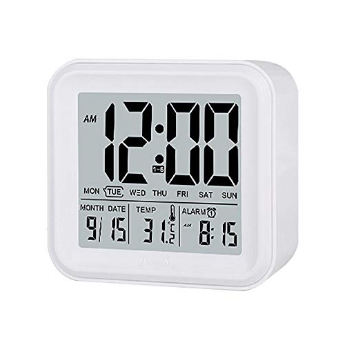 DreamSky Digital Alarm Clock With 3 Set Alarms And Nightlight , Day