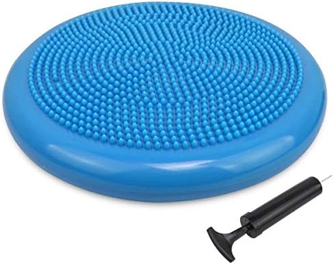 RXF Wobble Cushion with Pump,Core Balance Disc Stability Balance Disc Trainer Kids Wiggle Seat Sensory Cushion for Elementary School Chair