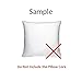 OJIA Deluxe Home Decorative Super Soft Plush Mongolian Faux Fur Throw Pillow Cover Cushion Case (12 x 20 Inch, Light Coffee)