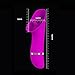 KISSABC New Style Women G-Spot Vibrating Clitoral Stimulator Vibrator Massager Adult Sex Toy Fashion Women Sexy Tool … (Purple)