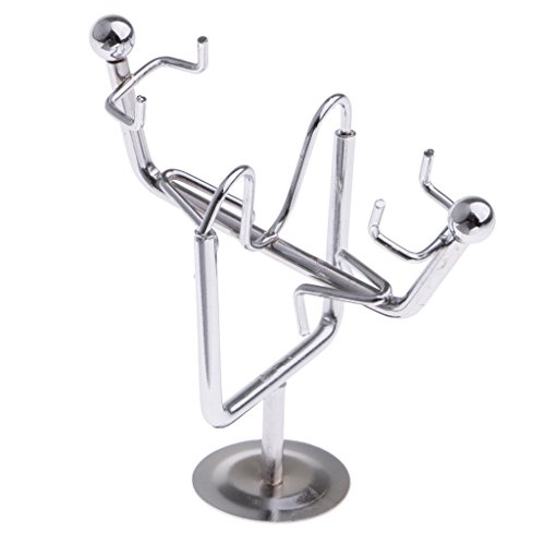 image for MagiDeal Mini Seesaw Mold Desk Decor Metal Craft Perpetual Balance Art