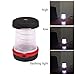 CycleMore 2 Pack Portable Mini LED Lantern Collapsible Camping Light Battery Powered Flashlight 3 Modes Water Resistant Lamp for Outdoor Home Garden Hiking Emergency Outages (Batteries Not Included)