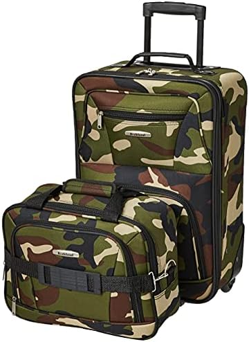 Camouflage Rockland Rolling Backpack Rockland Fashion Softside