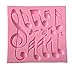 QTMY Music Notation Silicone Decorating Cake Candy Making Molds