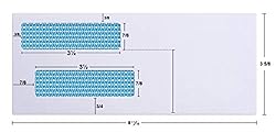 #8 Double Window Gummed Security Envelopes - for