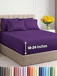 Extra Deep Queen Sheet Set - 6 Piece Breathable