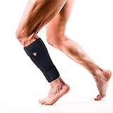 Best Calf Compression WRAP and Shin Splint Support Sleeve. for Relief of Shin Splints, Soreness, Sprains, Strains, Swelling, Pulled Muscles and Running Recovery. Better Than Other Wraps and Sleeves