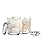 Saganizer Acrylic cotton ball holder cotton ball and swab holder