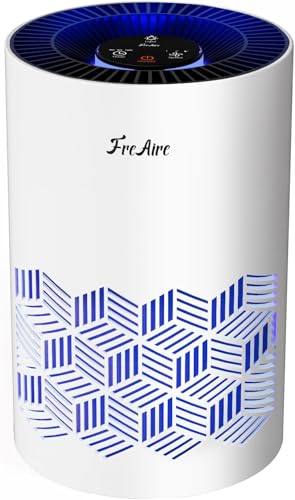 Photo 1 of FreAire Air Purifiers for Bedroom Covers Up to 1086 Ft², Air Purifiers for Home, HEPA Air Purifier with RGB Lights, Air Purifier Removes Dust Smoke Pollen Dander Smell, for Home/Pets/Bedroom