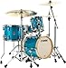Sonor Drums SSE 13 MARTINI TGS 4-Piece Drum Shell Pack, Retro Emerald Isle/Turquoise Galaxy Sparkle