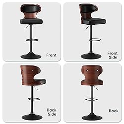 Nalupatio Bar Stools Set of 4 Seat Adjustable