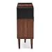 Baxton Furniture Studios Anderson Mid-Century Retro Modern Oak and Wood Sideboard Storage, Espresso