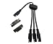 Solar Panel SAE Adapters Connector,Solar Chargers Combiner, 3 to 1 Extension Wire with Two SAE Polarity Reverse Adaptors for 12Volt Battery Solar Chargers,Solar Maintainer and Solar Charging Kits