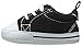 Luvable Friends Unisex Baby Crib Shoes, Black Canvas, 12-18 Months