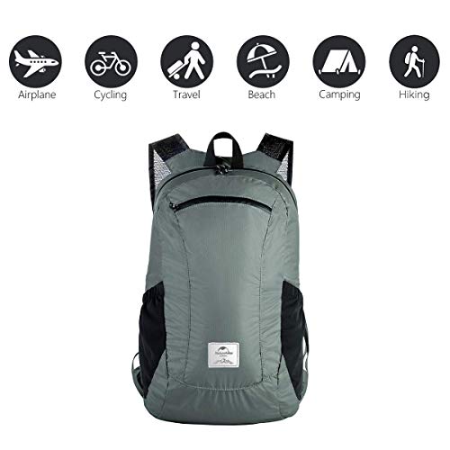 Naturehike 18L Hiking Daypack, Waterproof Travel Backpack, Lightweight Packable Backpack for