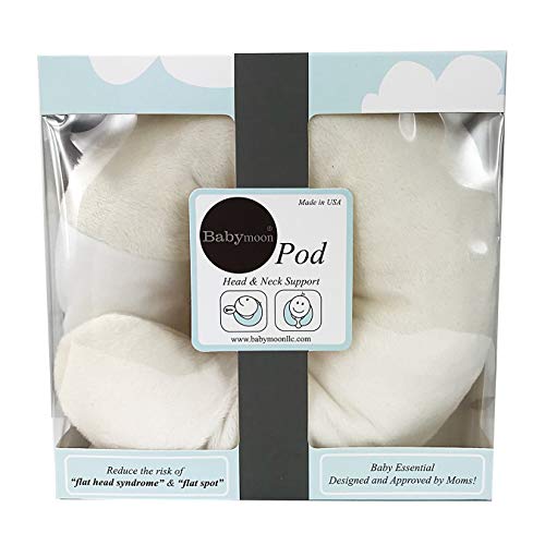 Babymoon Pod for Flat Head Syndrome & Neck Support (Aqua Dot