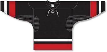 blank hockey jersey with laces