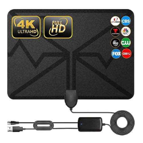 TV Antenna Indoor Long Range, Supports 4K by JBKTD - Used condition - US$5.94