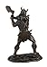 Bronze Finish Viking Warrior Wielding Ax Statue Sculpture