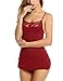 Avidlove Women Sexy Lingerie Chemise Sleepwear Lingerie Wine Red