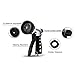 Garden Hose Nozzle Hand Sprayer Metal Construction, 8 Way Spray Pattern with Extra Washers