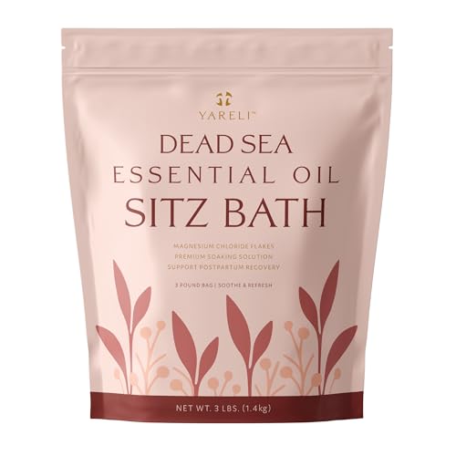 Photo 1 of Yareli Sitz Bath Soak for Postpartum Recovery and Hemorrhoid Relief, with Dead Sea Magnesium Bath Salt Flakes and Essential Oils, 3lbs
