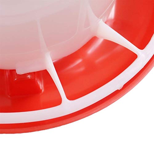 Lecez Feeder, verdicktes Huhn Trinkwasserflasche Futtermittel Eimer Hühnerfutter Eimer Große Futterschale… – Bild 6