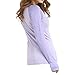 LWJ 1982 Women Hiking Shirts Workout Running Long Sleeve Yoga Thumbhole Tops for Women Sun Protection Tee(Medium, Purple)