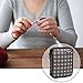 Damero Crochet Hook Organizer Zipper Bag with Web Pockets for Various Crochet Needles and Knitting Accessories, Well Made and Easy to Carry
