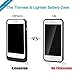 iPhone 7 Plus / 8 Plus Battery Case, XchuangX 4000mAh Rechargeable Protective Charging Case Slim for Apple iPhone 7/8 Plus (5.5 inch), Support All Types Headphones, Answer Call, Sync-Through-Black