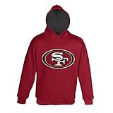 NFL San Francisco 49ers Pullover Hoodie, X-Large, Crimson