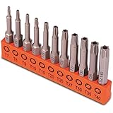 HORUSDY 11-Piece Tamper Resistant Star Bits, S2 Steel, T7 - T40 Security Torx Bit Set