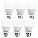 LOHAS A19 LED Bulbs, 40W Equivalent LED Light Bulb, Daylight 5000K, 500 Lumen, 240 Degree Beam Angle, Home Lighting for Living Room, Bedroom, Kitchen, Non-Dimmable, 6W LEDs, 6 Pack