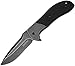 Kershaw Scrambler (3890BW) in Stealth BlackWash Delivers Streamlined Look with 8CR13MOV Steel Drop Point Blade, SpeedSafe Opening, Reversible Pocket Clip, Trustworthy Lock and Sharpness