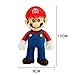 PantShop Super Mario Toys - Mario & Luigi Figurines - Yoshi & Mario Bros Action Figures - Set of 3 Mario PVC Toy Figures for Kids & Adults - Premium Cake Toppers + 2 Keychains - Great Geek Present