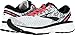 Brooks Womens Ghost 11 Running Shoe - White/Pink/Black - B - 9.5