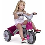 FEBER - Triciclo Baby Trike Easy Evolution, Color Rosa (Famosa 800009561)