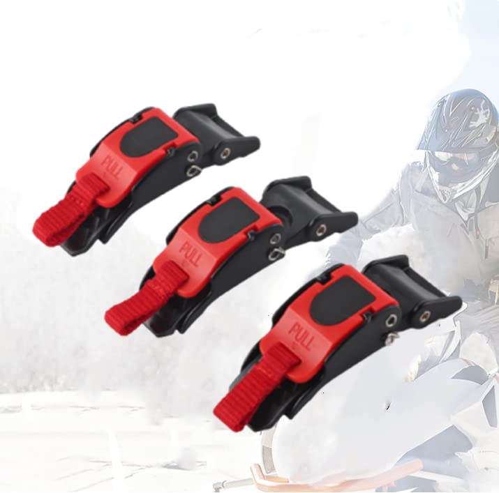 Motorcycle Helmet Plastic Pull Buckles, 3X Motorcycle Helmet Speed Clip Quick Release Chin Strap Button Pull Buckle Bike