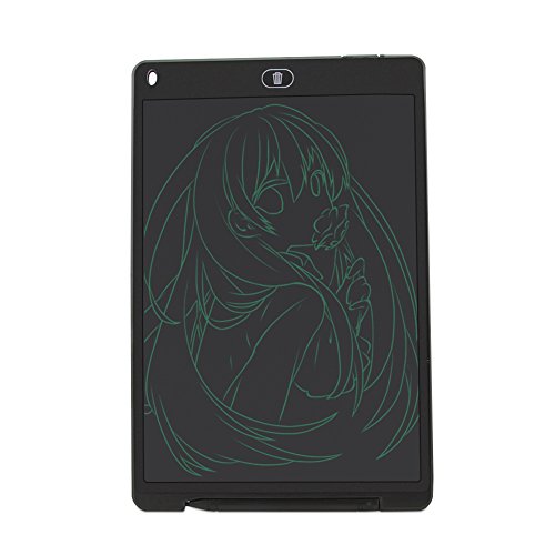 12 Inch LCD Writing Tablet Drawing Board Pad with Screen Lock and Mouse Pad Function,Digital Electronic Notepad Graphic Whiteboard Mother Boards Toddler Tablets for Kids Children (Black)