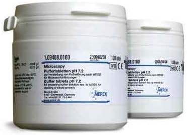 EMD Millipore 1.09468.0100 Buffer Tablet, pH 7.2 (Pack of 100)