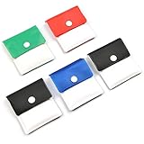 LABOTA 5 Pack Pocket Ashtray-Portable Cigarette Ash Pouch Compact Fireproof PVC Odorless -Assorted Colors