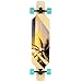 Playshion 39 Inch Drop Through Freestyle Longboard Skateboard Cruiser