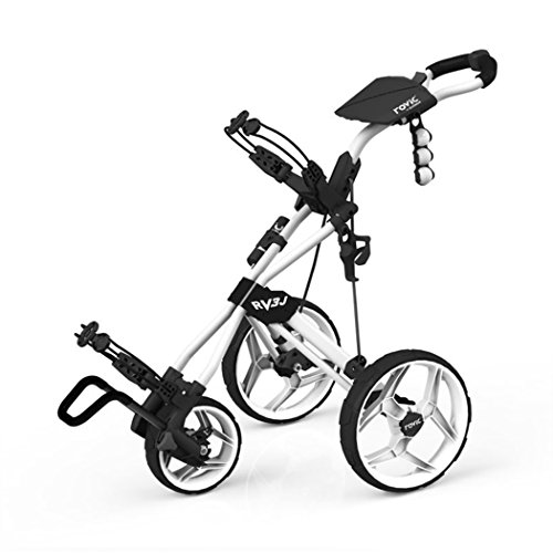 Rovic Rv3J Junior Golf Push Cart - Arctic/White
