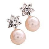 Vibola Pendant Fashion Women's Sterling Silver Snowflake Stud Earrings Jewelry