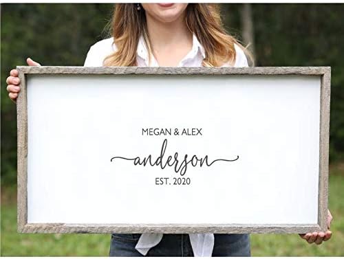DoreenAbe Personalized Framed Wood Sign, Unique Guest Book Alternative Wood Wedding Guestbook Rustic Wood Wedding Guest Book Unique Wedding Guest Book Alternative Guest Book Ideas