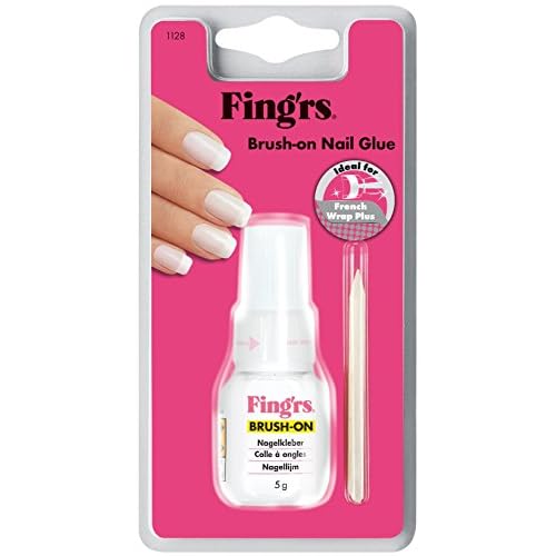 Good Fingrs 1128 Faux Ongles Colle Brush On Pinceau